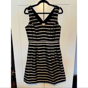 J. Crew V-Neck Striped Dress